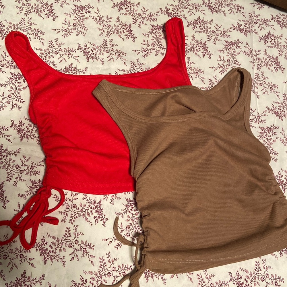 2 crop tanks